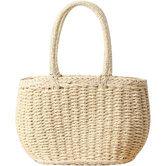 Accessories - Straw Hobo Crossbody Bag Rattan Beach Purse for Women Vacation Fashion